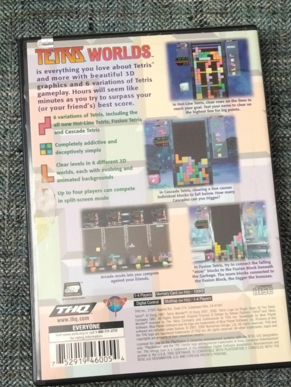 Sony PlayStation 2 Tetris Worlds